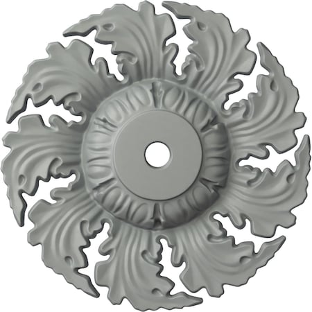 Ekena Millwork Needham Ceiling Medallion (Fits Canopies up to 4 1/4"), 14 5/8"OD x 2 1/4"P, Primed White CM14NE